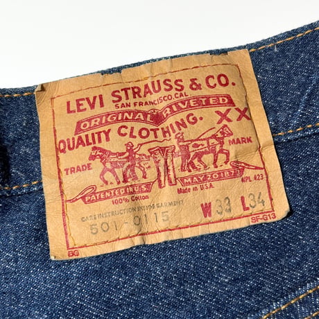 1980's Levi's 501 Denim Pants Deadstock