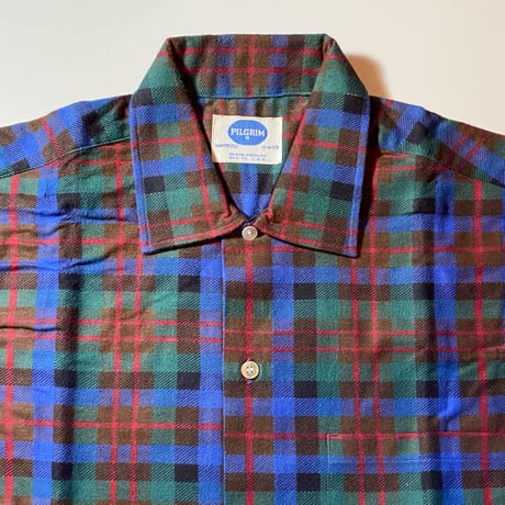 1960's PILGRIM Flannel L/S Shirt Deadstock