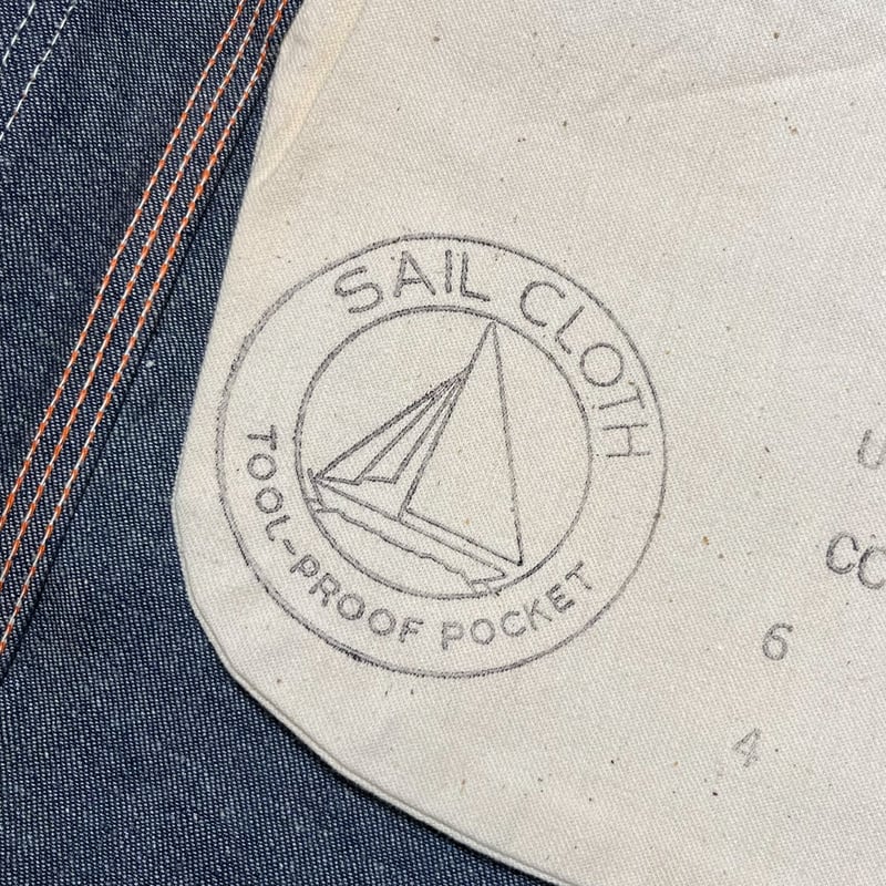 1960's BLUE BELL Denim Painter Pants Deadstock