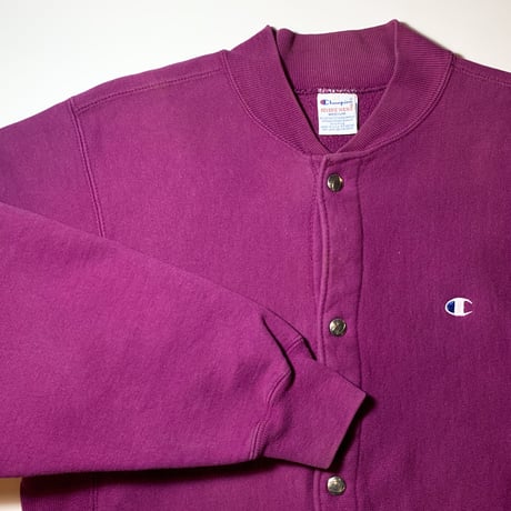 1990's Champion Reverse Weave Full Snap Cardigan