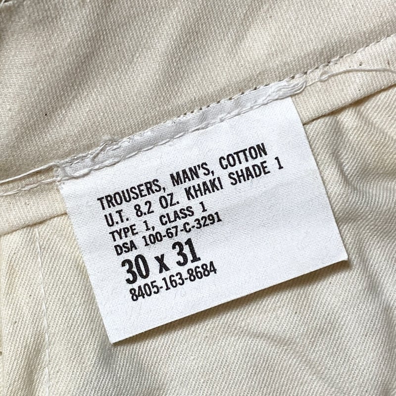 ニ*ー様 60s US ARMY デッドストック CHINO TROUSERS 60's Deadstock U.S.Army chino trousers アメリカ軍 チノ