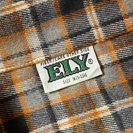 1970's ELY Heavy Flannel L/S Shirt Deadstock