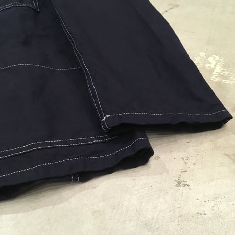 1940's TISSAGE&CONFECTIONS Indigo Linen Jacket