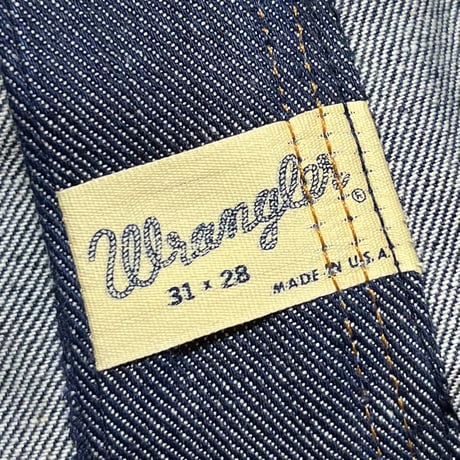 1960〜70's Wrangler 12MWZ Denim Pants Deadstock