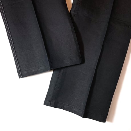 1950's VETRA Black Linen Trousers Deadstock