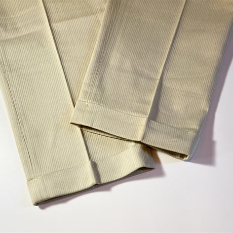 1960's Unknown Cotton Tapered Pants Deadstock