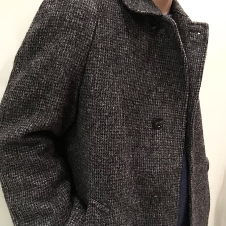 1950〜60's T.I.Swanty&Sons×Harris Tweed Wool Coat