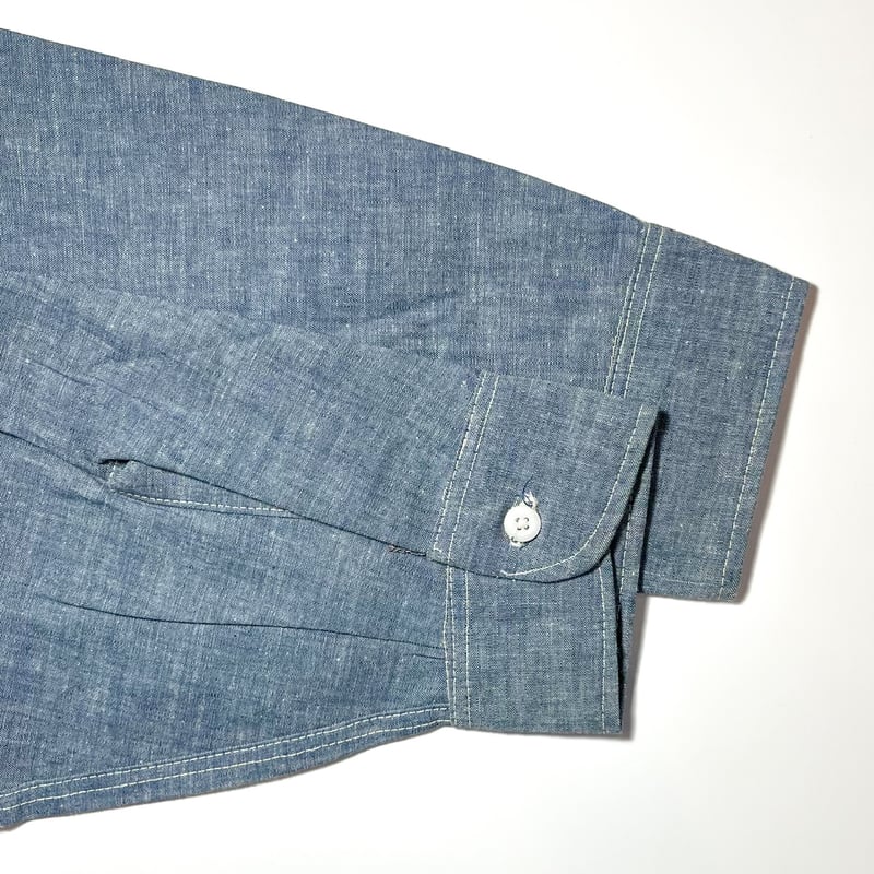 1970's OSHKOSH Chambray L/S Shirt Deadstock | U 1970's OSHKOSH Chambray L/S Shirt Deadstock | U