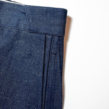 1960's Unknown Denim Chino Trousers Deadstock