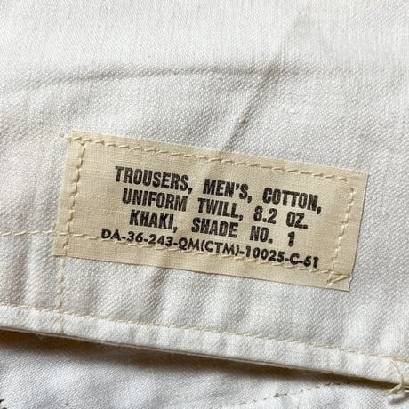 1960's US.ARMY Chino Trousers Deadstock