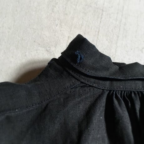 1930's French Indigo Linen Smock