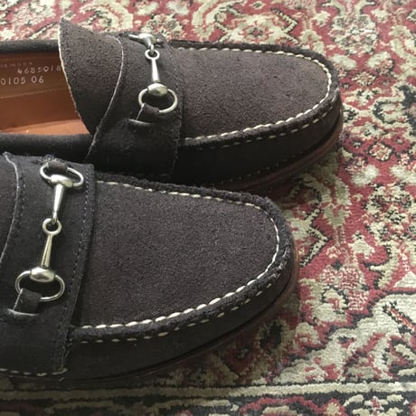 1990〜00's RANCOURT&CO. Blue Suede Bit Loafers