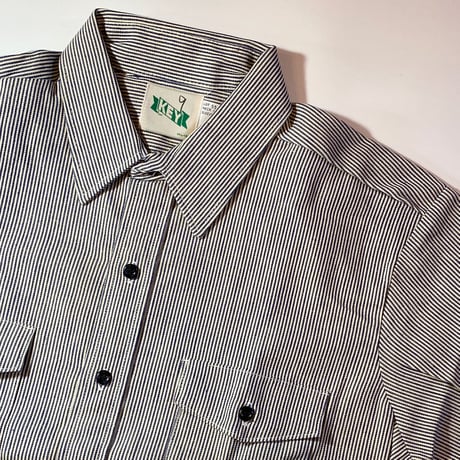 1970〜80's KEY Hickory L/S Shirt Deadstock