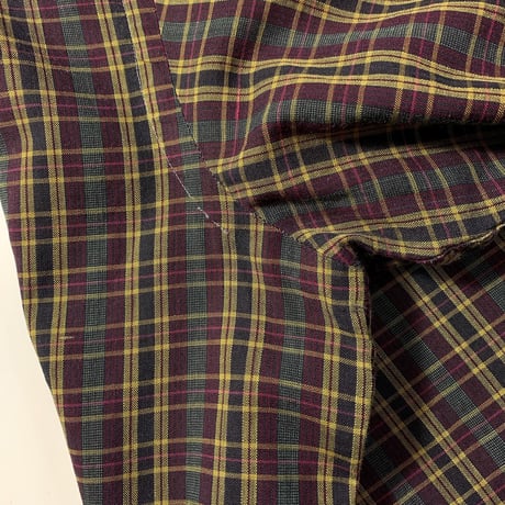 1960's Gentree Ltd. Indian Madras S/S Shirt