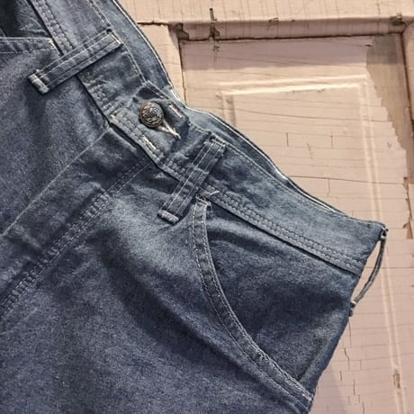 1980's Unknown Chambray Tapered Pants