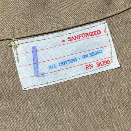 1950〜60's ROUGH WEAR MFG CORP Herringbone Jacket Deadstock