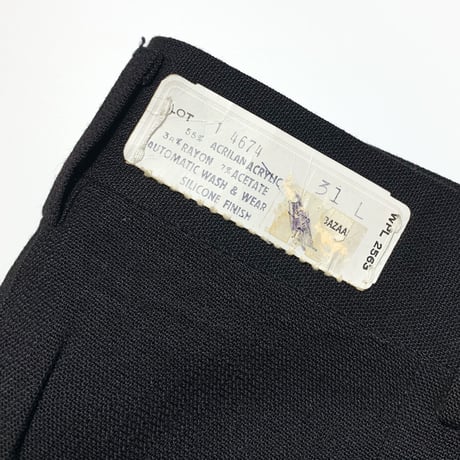 1960's RESTON Tapered Slacks Deadstock