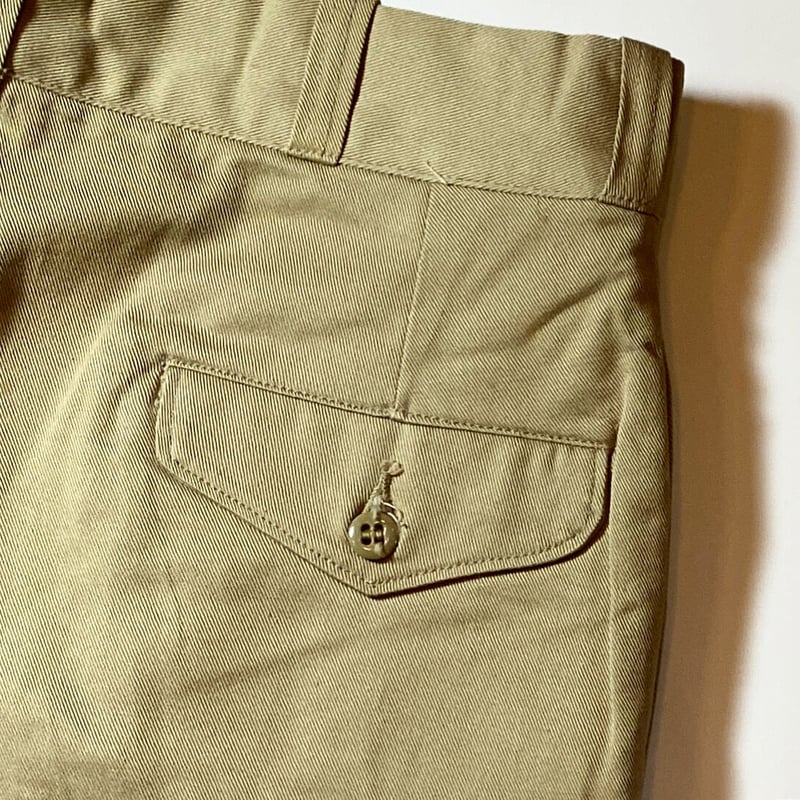 60s VINTAGE US ARMY コットンチノ トラウザース 34-33 60s VINTAGE US ARMY コットンチノ トラウザース 34-33 60s