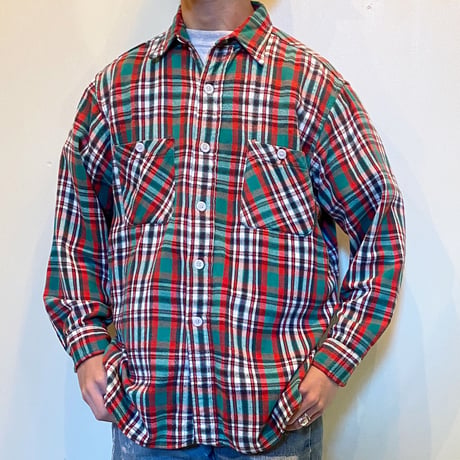 1960's BIG YANK Heavy Flannel L/S Shirt