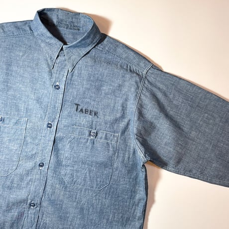 1960's US.NAVY Chambray L/S Shirt