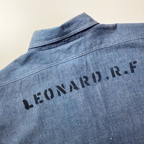 1940's〜 US.NAVY Chambray L/S Shirt