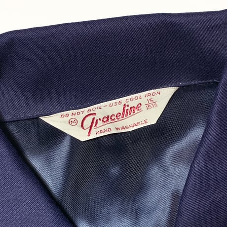 1950's Graceline Rayon L/S Shirt Deadstock