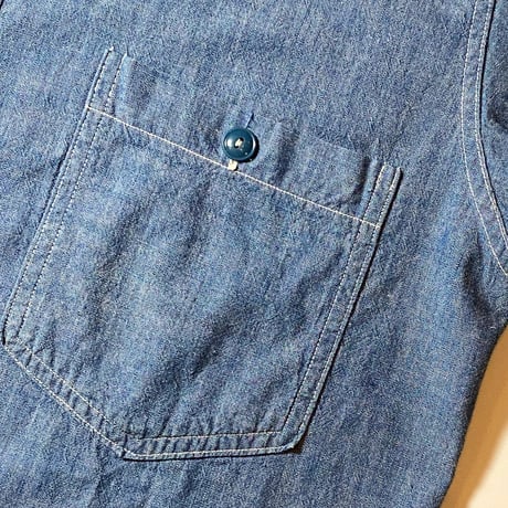 1940's US.NAVY Chambray L/S Shirt