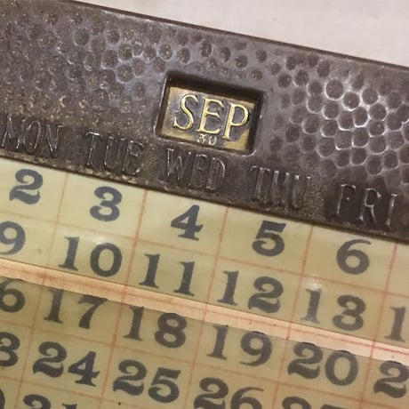 1920's〜 Unknown Desk Calender