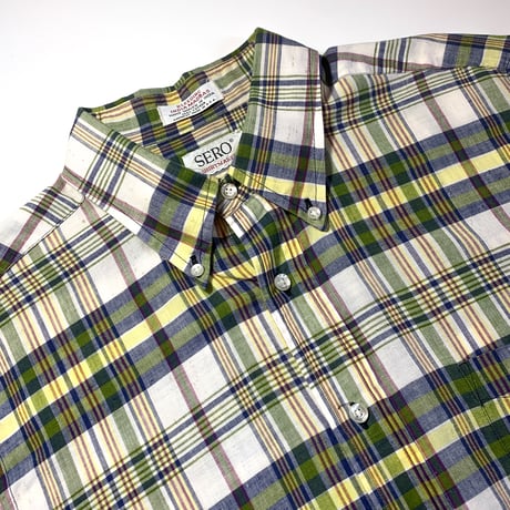 1970's SERO Indian Madras L/S Shirt