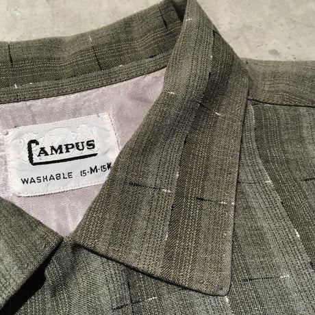 1950's〜 CAMPUS Rayon L/S Shirt