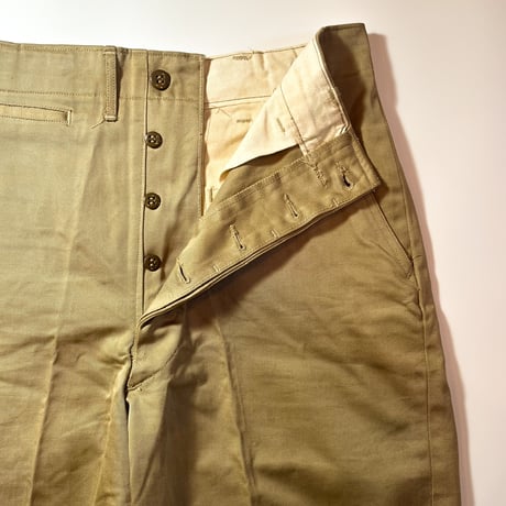 1940's US.ARMY M-45 Chino Trousers Deadstock