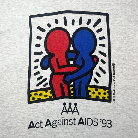 1990's Unknown Keith Haring Printed Tee