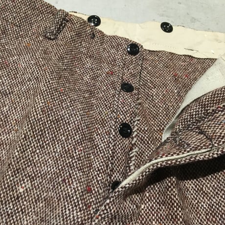 1930〜40's Unknown Tweed Trousers Deadstock