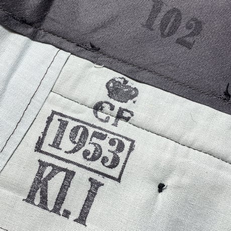 1950's Danish Military Wool Trousers Deadstock