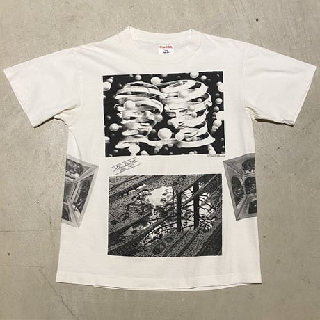 1990's SOF TEE M.C.ESCHER Printed Tee