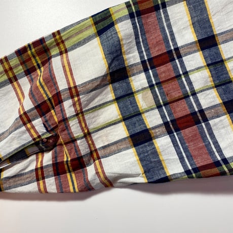 1960's McGREOR Indian Madras L/S Shirt