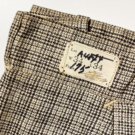1930's〜 Stifel Fabric Cotton Trousers Deadstock