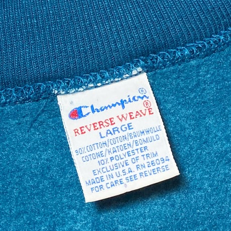 1990's Champion Reverse Weave Full Snap Cardigan