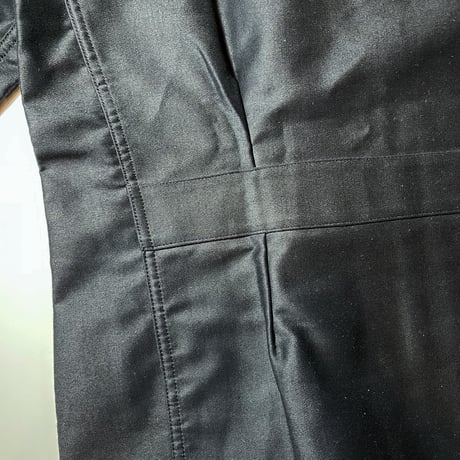 1950's Le Mont Saint-Martin Black Moleskin Jacket Deadstock