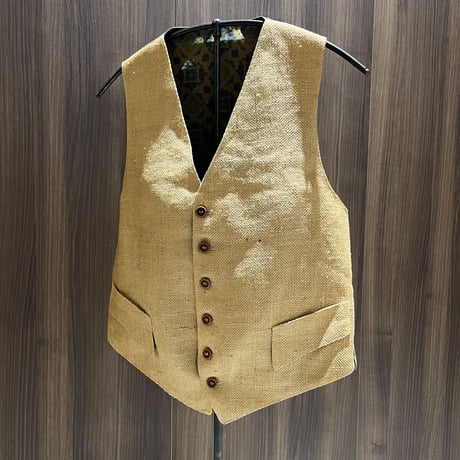 1960's The Oxford Shop Inc. Linen Vest