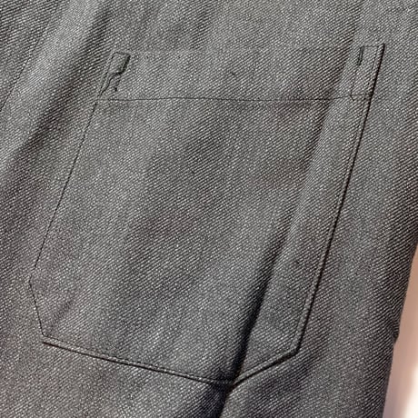 1940〜50's Unknown Black Chambray Atelier Coat Deadstock