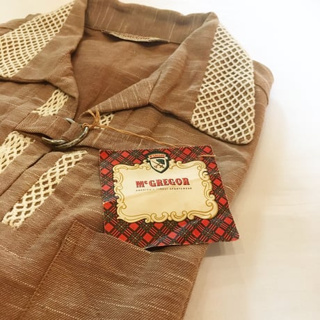 1950's〜 McGREGOR Pullover S/S Shirt Deadstock
