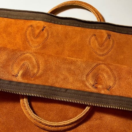 1980's L.L.Bean Suede Brief Case