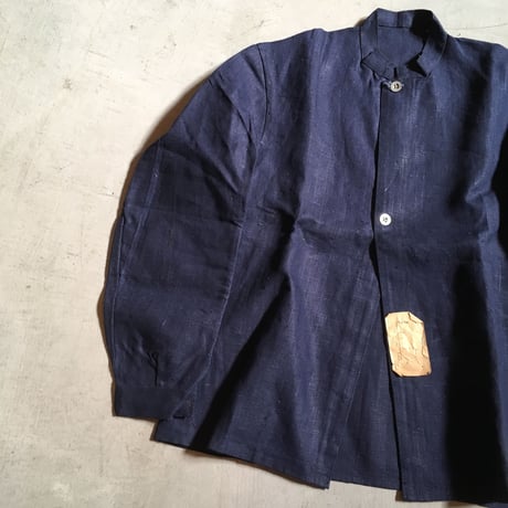 1920〜30's Belgie Linen Jacket Deadstock