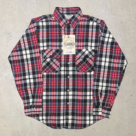 1980's FIVE BROTHER Heavy Flannel L/S Shirt Deadstock