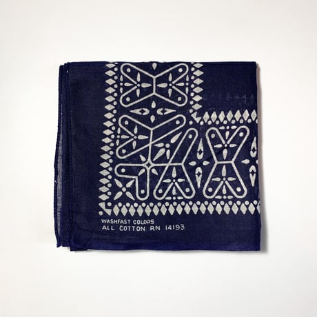 1960's WASHFAST COLORS Bandana Deadstock