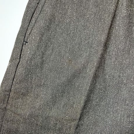 1940's Unknown Black Chambray Trousers Deadstock