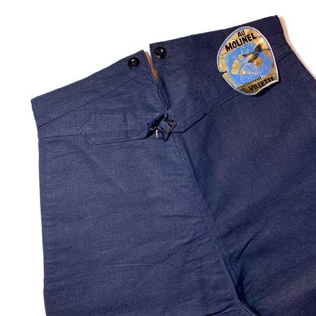1940's AU MOLINEL Linen Trousers Deadstock