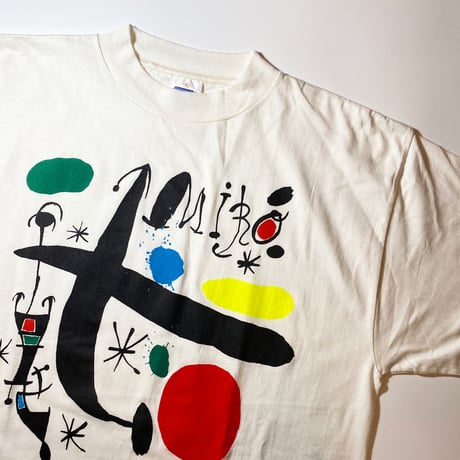 1990's〜 T'S USA MIRO Printed Tee Deadstock
