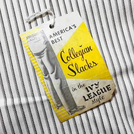 1960's L.C.ISAACS&CO.INC. Cotton Trousers Deadstock